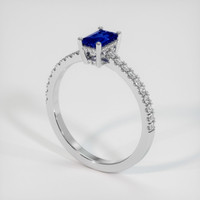 0.58 Ct. Sapphire Ring, Platinum 950 2