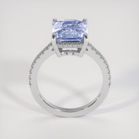 5.01 Ct. Blue Sapphire Ring, Platinum 950 3