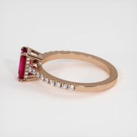 1.02 Ct. Ruby Ring, 14K Rose Gold 4