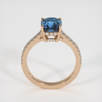 3.04 Ct. Sapphire Ring, 14K Rose Gold 3