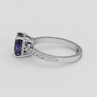 1.71 Ct. Purple Spinel Ring, 10K White Gold 4