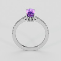1.53 Ct. Bi Color Sapphire Ring, 10K White Gold 3