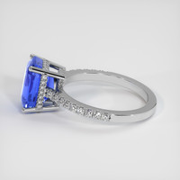 4.67 Ct. Sapphire Ring, 14K White Gold 4