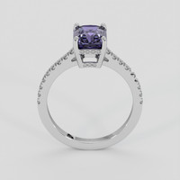 1.71 Ct. Purple Spinel Ring, 14K White Gold 3