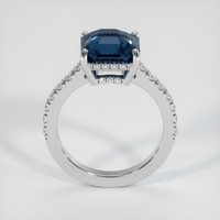 3.58 Ct. Color Change Sapphire Ring, 14K White Gold 3