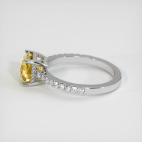 2.02 Ct. Sapphire Ring, 14K White Gold 4