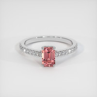 1.69 Ct. Sapphire Ring, 14K White Gold 1