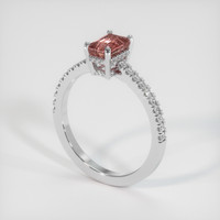 1.69 Ct. Sapphire Ring, 14K White Gold 2