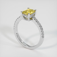 1.53 Ct. Sapphire Ring, 14K White Gold 2