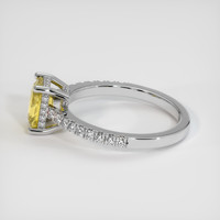 1.53 Ct. Sapphire Ring, 14K White Gold 4