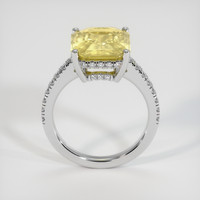 6.13 Ct. Sapphire Ring, 14K White Gold 3
