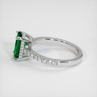 2.90 Ct. Emerald Ring, 18K White Gold 4