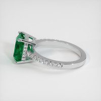 2.57 Ct. Emerald Ring, 18K White Gold 4