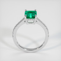 2.23 Ct. Emerald Ring, 18K White Gold 3