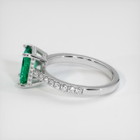 2.23 Ct. Emerald Ring, 18K White Gold 4