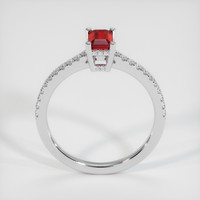 Ruby Ring 0.75 Ct., 18K White Gold Preview