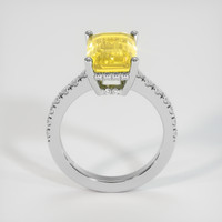 4.55 Ct. Yellow Sapphire Ring, 18K White Gold 3