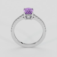1.33 Ct. Purple Sapphire Ring, 18K White Gold 3