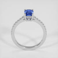 1.16 Ct. Blue Sapphire Ring, 18K White Gold 3