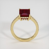 3.07 Ct. Ruby Ring, 10K Yellow Gold 3