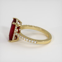 3.07 Ct. Ruby Ring, 10K Yellow Gold 4