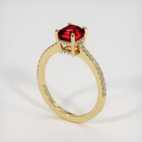 1.65 Ct. Ruby Ring, 14K Yellow Gold 2