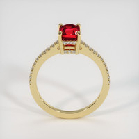 1.65 Ct. Ruby Ring, 14K Yellow Gold 3