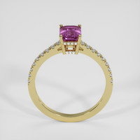 1.89 Ct. Pinkish Purple Sapphire Ring, 14K Yellow Gold 3