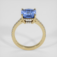 5.44 Ct. Blue Sapphire Ring, 14K Yellow Gold 3