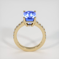 4.67 Ct. Blue Sapphire Ring, 18K Yellow Gold 3