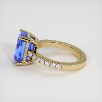 4.67 Ct. Blue Sapphire Ring, 18K Yellow Gold 4