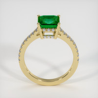 1.79 Ct. Emerald Ring, 18K Yellow Gold 3