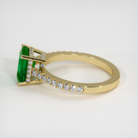 1.79 Ct. Emerald Ring, 18K Yellow Gold 4