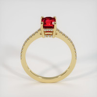 1.65 Ct. Ruby Ring, 18K Yellow Gold 3