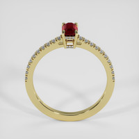 1.01 Ct. Ruby Ring, 18K Yellow Gold 3
