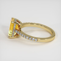2.63 Ct. Bi Color Sapphire Ring, 18K Yellow Gold 4