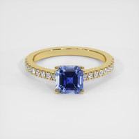 1.21 Ct. Sapphire Ring, 18K Yellow Gold 1