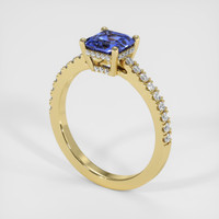 1.21 Ct. Sapphire Ring, 18K Yellow Gold 2