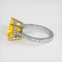 5.03 Ct. Sapphire Ring, 14K Yellow & White 4