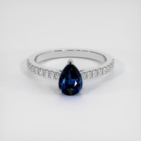 1.04 Ct. Sapphire Ring, Platinum 950 1
