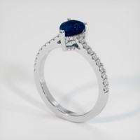 1.04 Ct. Sapphire Ring, Platinum 950 2