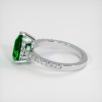 1.49 Ct. Emerald Ring, Platinum 950 4