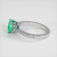 1.19 Ct. Emerald Ring, Platinum 950 4