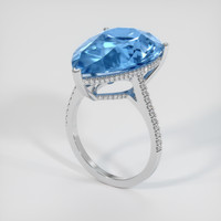 29.23 Ct. Gemstone Ring, Platinum 950 2