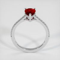 1.55 Ct. Ruby Ring, Platinum 950 3