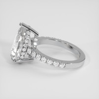 5.07 Ct. White Sapphire Ring, Platinum 950 4