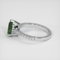 1.62 Ct. Green Sapphire Ring, Platinum 950 4