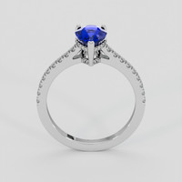 2.01 Ct. Blue Sapphire Ring, Platinum 950 3