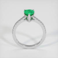 1.01 Ct. Emerald Ring, Platinum 950 3