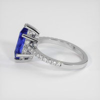 2.12 Ct. Blue Sapphire Ring, Platinum 950 4